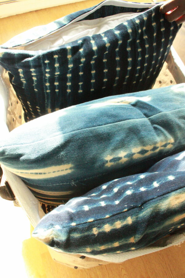 Housse de coussin Indigo 40x40 – Image 3